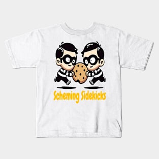 Cookie Heist Crew - Sibling Bandits Kids T-Shirt